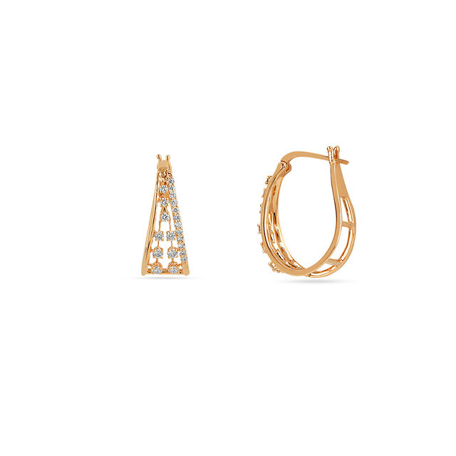 Tanishq 18KT Diamond Earrings for Men 5