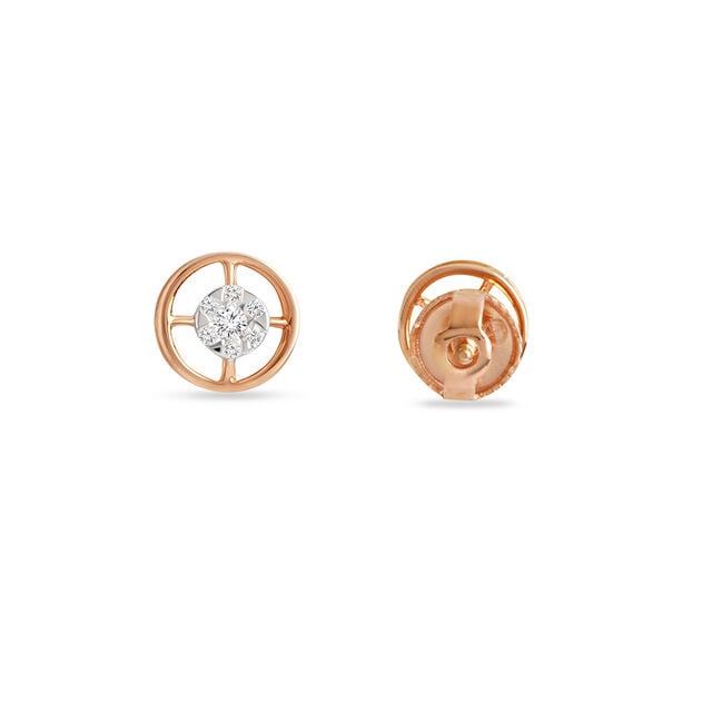 Tanishq 18KT Diamond Earrings for Men 4
