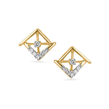 Tanishq Diamond Earrings