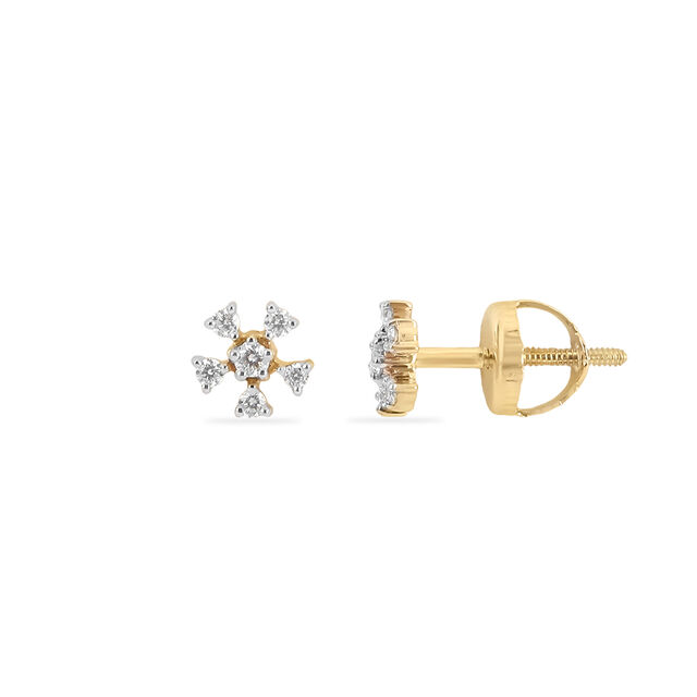 Tanishq 18 Karat Diamond Earrings for Women 2