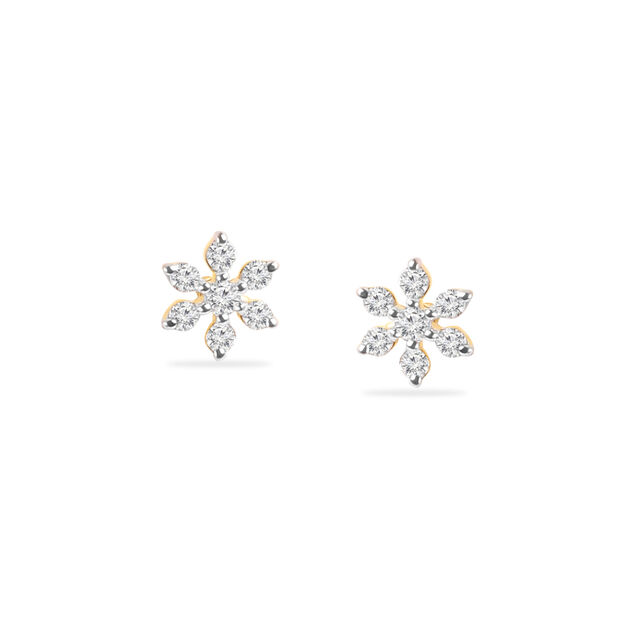 Tanishq 18 Karat Diamond Earrings for Women 