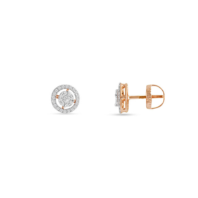 Tanishq 18KT Diamond Earrings for Women 2