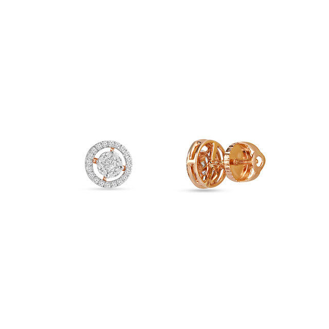 Tanishq 18KT Diamond Earrings for Women 3