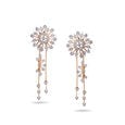 Circular Blossom Drop Earrings,,hi-res 