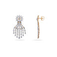 Cascading Diamond Floral Drop Earrings,,hi-res 2