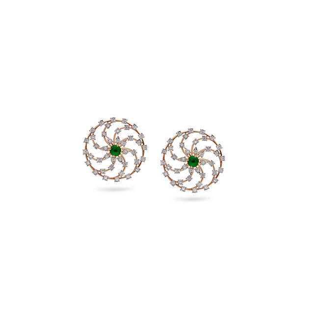 Luminous Diamond Mirage Studs,,hi-res 