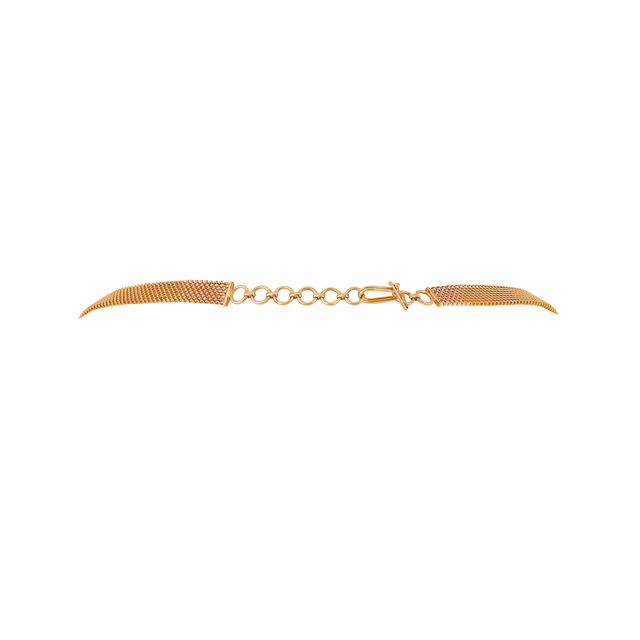 Elegant 18 Karat Gold Necklace with Diamond Accents 3