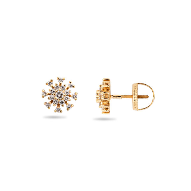 Divine Blossom Diamond Earrings,,hi-res 2