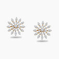 Exquisite Floral Diamond Earrings,,hi-res 