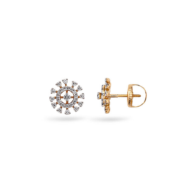 Blossoming Diamonds Stud Earrings,,hi-res 2