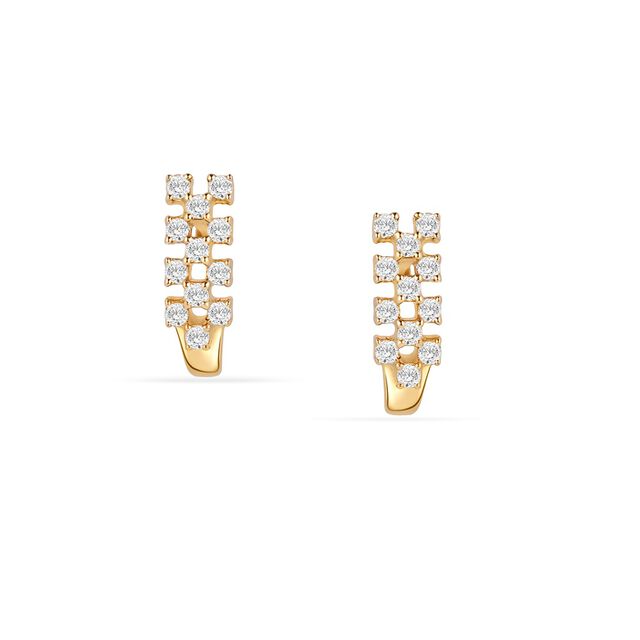 Tanishq 18KT Diamond Earrings 