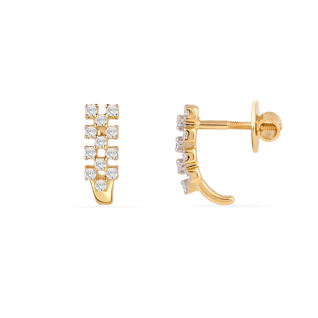 Tanishq 18KT Diamond Earrings 2