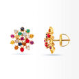 Vibrant Blossoms Ruby Earrings,,hi-res 2