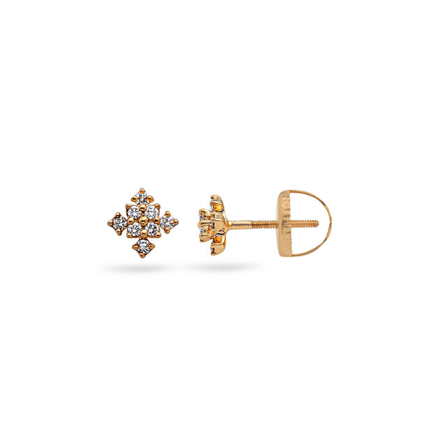 Blossom Brilliance Diamond Stud Earrings,,hi-res 2