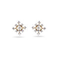 Diamond Grid Square Studs,,hi-res 