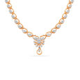 Tanishq 18 Karat Diamond Necklace Set for Women 2