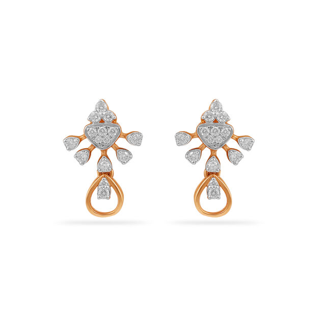 Tanishq 18 Karat Diamond Necklace Set for Women 4