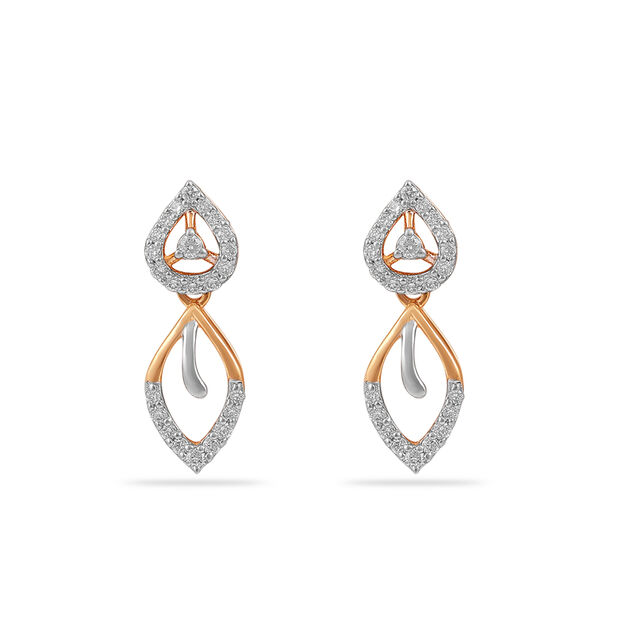 Tanishq 18 Karat Diamond Necklace Set for Women 4