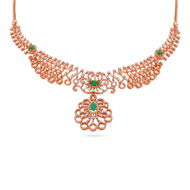 Dance of Flowers Pendant Necklace 
