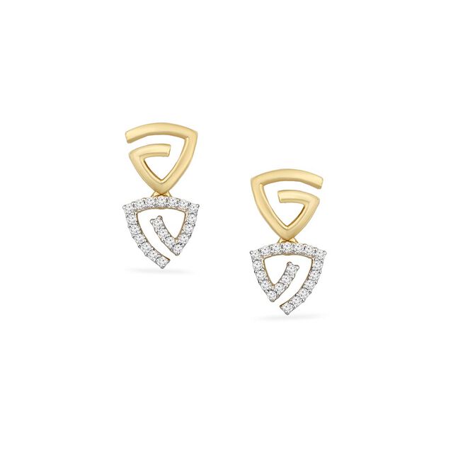 Tanishq 18KT Diamond Earrings 