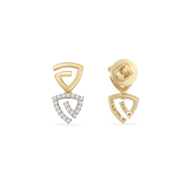Tanishq 18KT Diamond Earrings 3