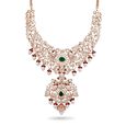Regal Floral Ruby Necklace,,hi-res 