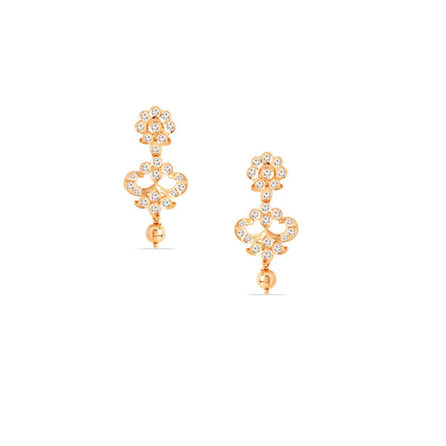 Tanishq 18KT Diamond Earrings for Women 