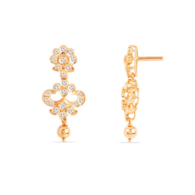 Tanishq 18KT Diamond Earrings for Women 3