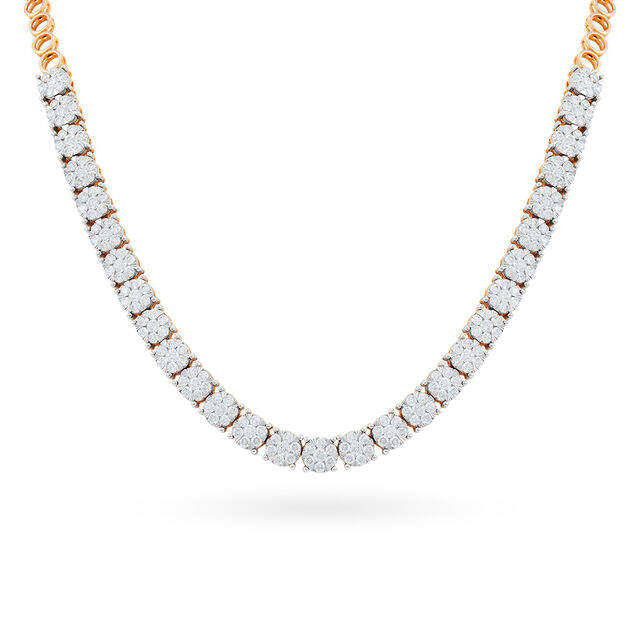 Dazzling Diamond Tennis Necklace 