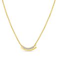 18KT Yellow Gold Necklace with Diamonds 