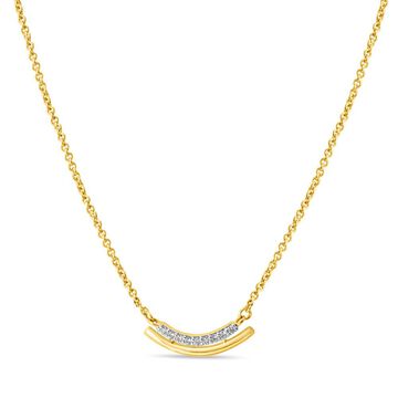18KT Yellow Gold Necklace with Diamonds