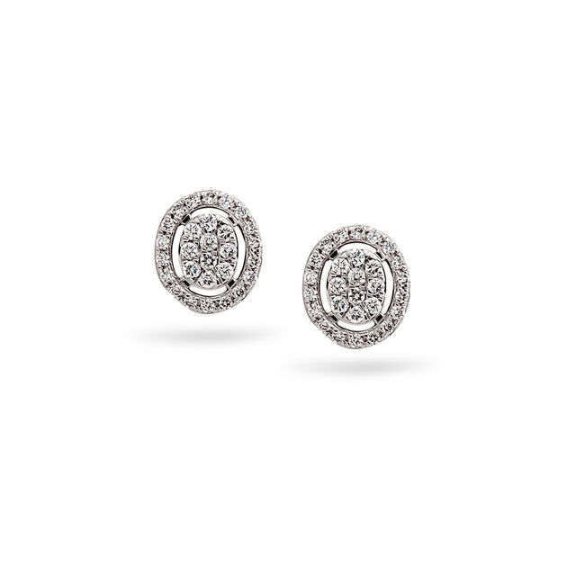 Elysian Halo Gold Earrings,,hi-res 