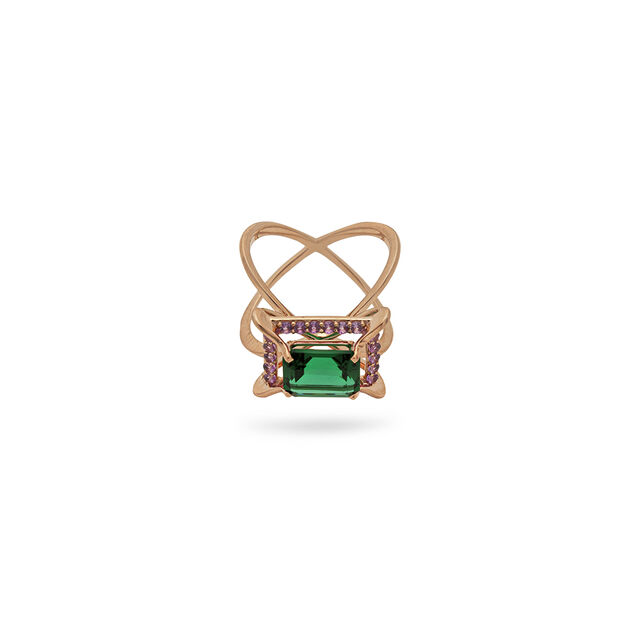 Galactic Splendor Rose Gold Eternity Ring,,hi-res 
