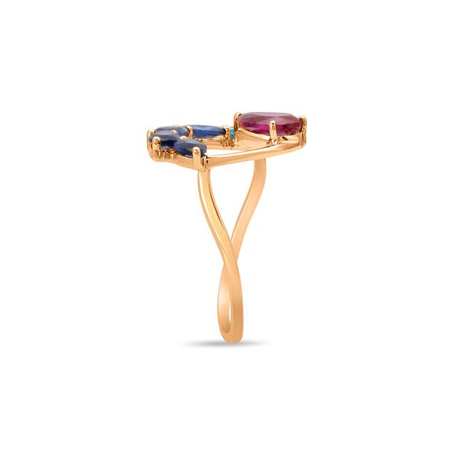Whimsical Harmony Gold Ring 