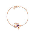 Royal Radiance Rose Gold Floral Bracelet,,hi-res 