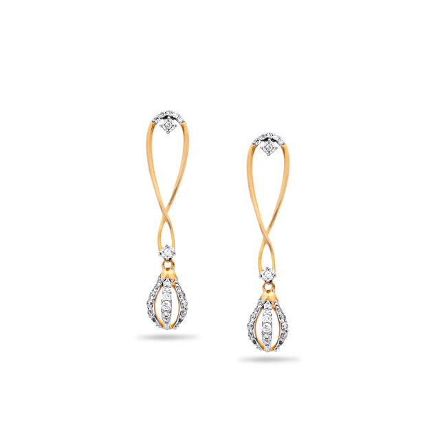 Infinity Teardrop Drop Earrings,,hi-res 