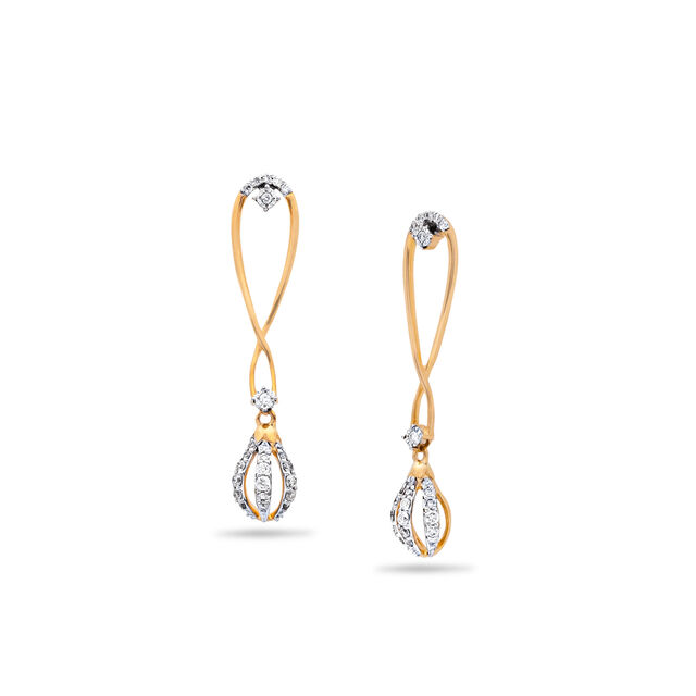 Infinity Teardrop Drop Earrings,,hi-res 2