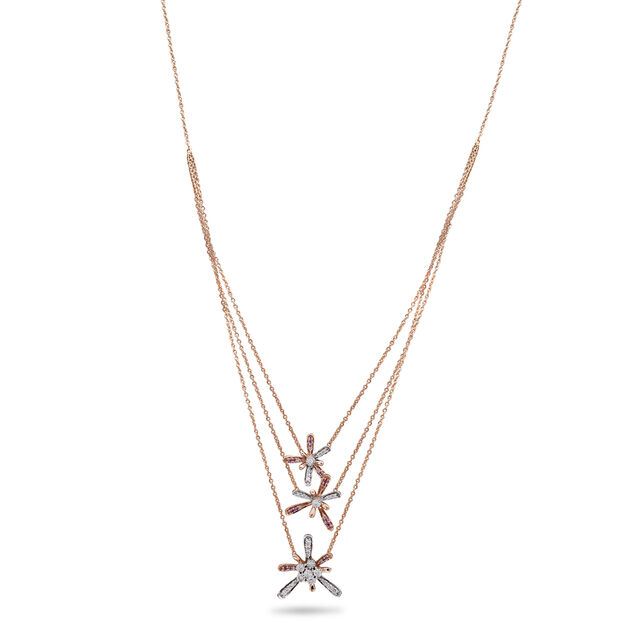 Petal Cascade Gold Necklace,,hi-res 