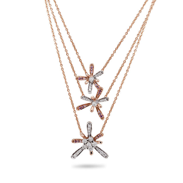 Petal Cascade Gold Necklace,,hi-res 2