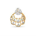 Exquisite Gold Floral Pendant 