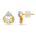 Glimmering Petal Design Earrings 2