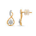 Elegant Teardrop Floral Earrings 2