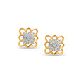 Elegant Floral Cluster Earrings 
