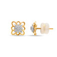 Elegant Floral Cluster Earrings 2
