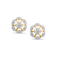Starburst Elegance Stud Earrings 