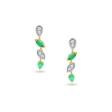 Tanishq Diamond Earrings