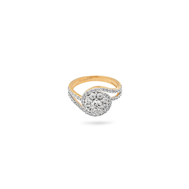 Sparking Diamond Cluster Ring,,hi-res 