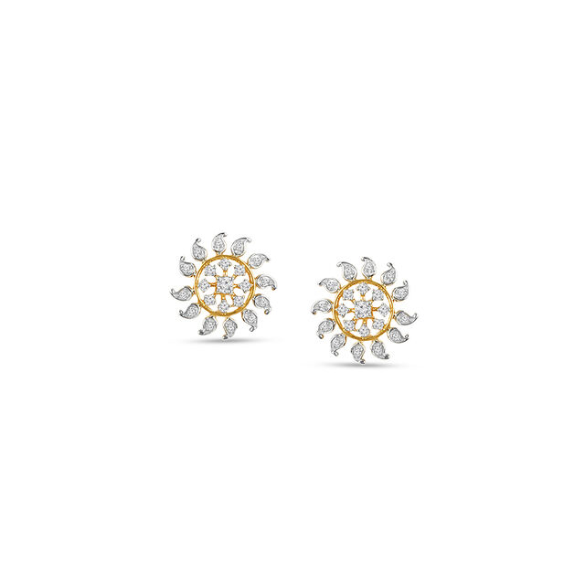Tanishq 18KT Diamond Earrings for Women 