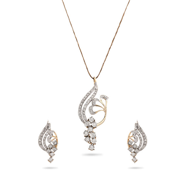 Enchanting Floral Radiance Pendant Set,,hi-res 