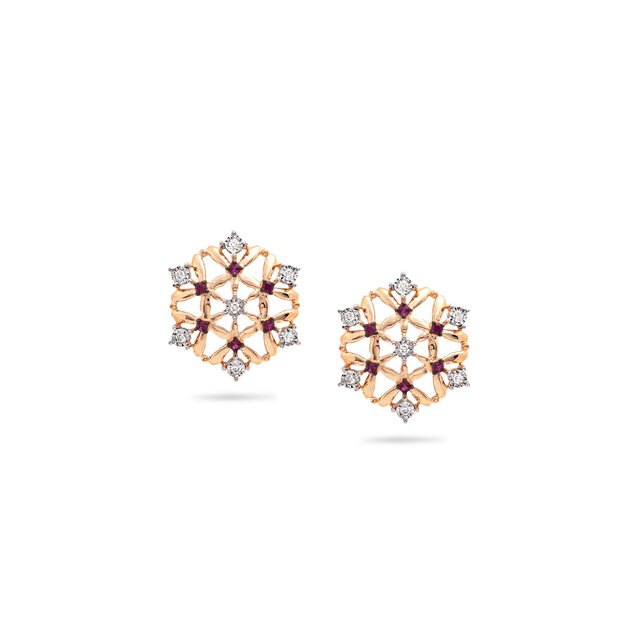 Springtime Sparkle Gold Pendant and Earrings Set,,hi-res 3